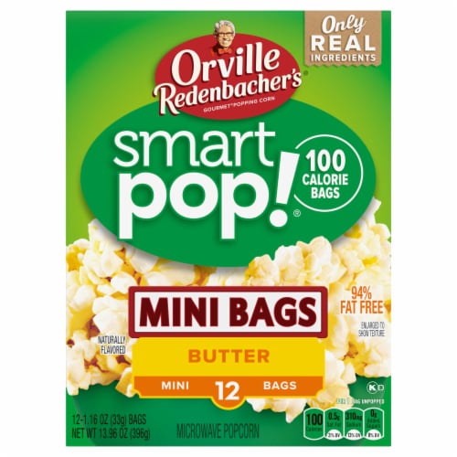 Orville Redenbacher's Mini Smart Pop Butter Popcorn Snack Bags, 12 ct ...