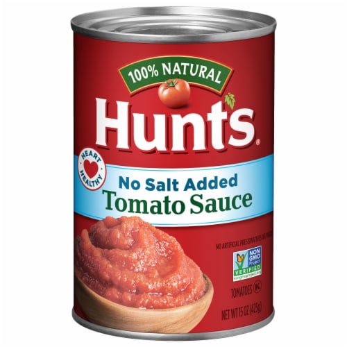 Hunt's® No Salt Added Tomato Sauce Perspective: front