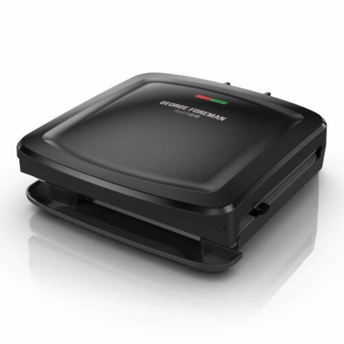 George Foreman 4-Serving Electric Indoor Grill - Black, 1 ct - Kroger