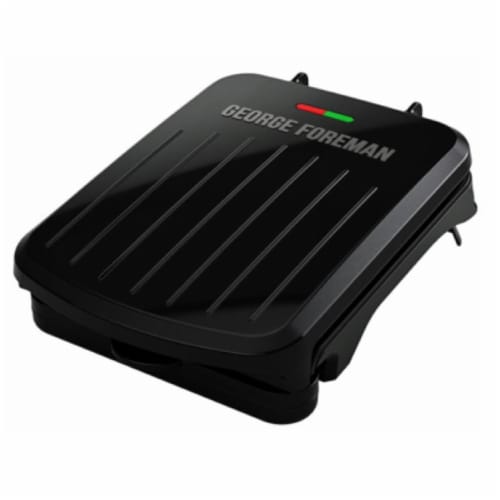 Applica & Spectrum 100459 George Foreman 2-Serving Classic Plate Electric Grill, Black Perspective: front