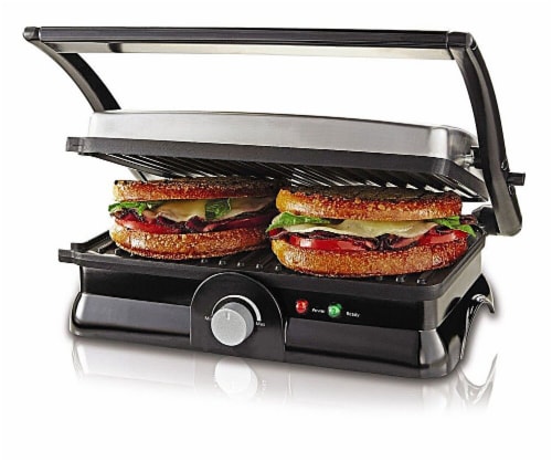 Chefman Electric Smokeless Indoor Grill w/ Adjustable Temperature,  Non-Stick, Black