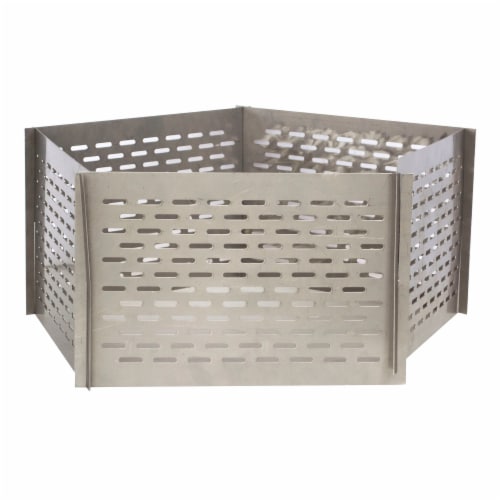 Sportsman Series Portable 5 Panel Interlocking Stainless Steel Fire Pit Perspective: front