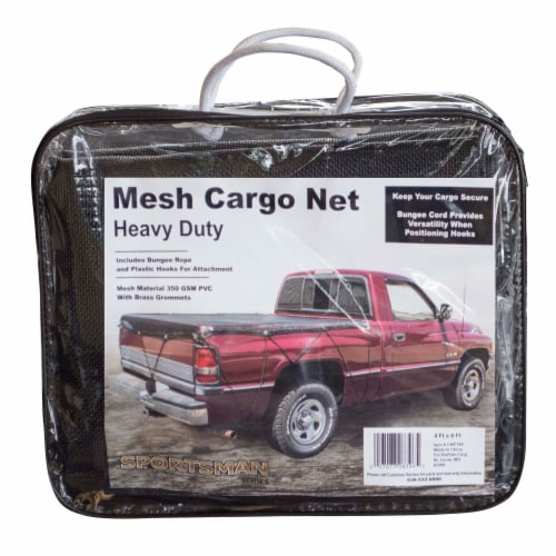 Sportsman Series Heavy Duty Mesh Cargo Net 4 ft. x 6 ft Perspective: front