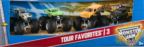 Hot Wheels Monster Trucks 1: 64, 4 Pack (Style Chosen at Random), 1 - Kroger