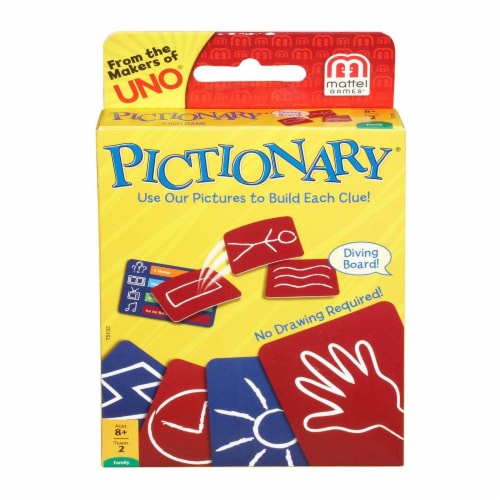 Pictionary® The Card Game Perspective: front