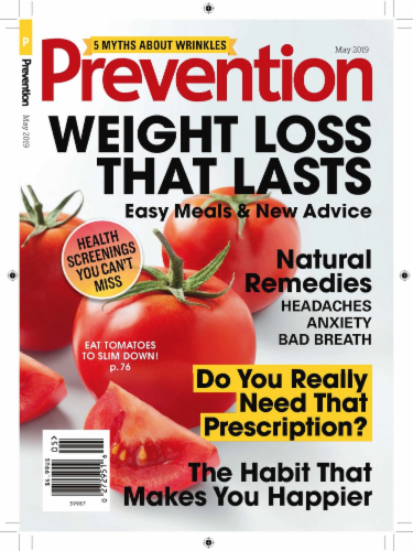 Prevention Magazine Perspective: front