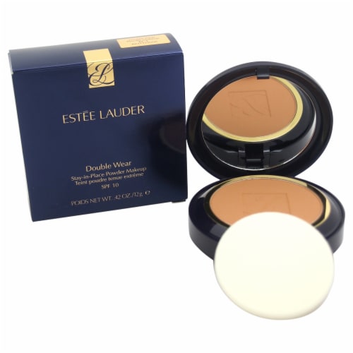 Estee Lauder Double Wear StayInPlace Powder Makeup SPF 10 44 Rich Cocoa (6C1) 0.42 oz, 0.42 oz