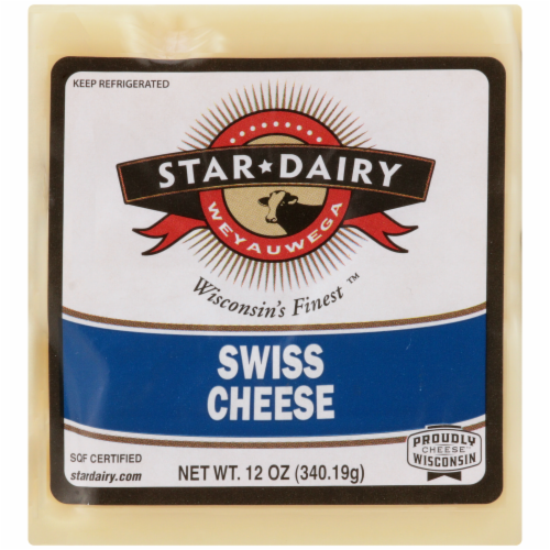 Weyauwega Star Dairy Swiss Cheese Perspective: front
