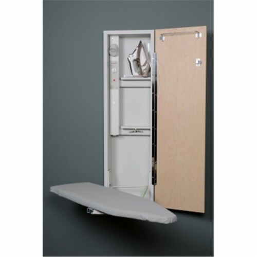 Iron-A-Way AE-42 With Flat White Door- Right Hinged Perspective: front