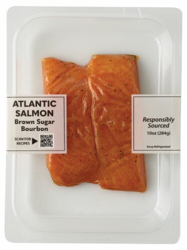 Packer Brown Sugar Bourbon Atlantic Salmon Perspective: front