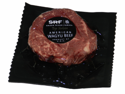 Snake River Farms American Wagyu Top Sirloin Steak (1 Steak) Perspective: front