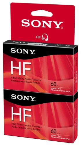 Sony 60-Minute Cassette Tapes Perspective: front