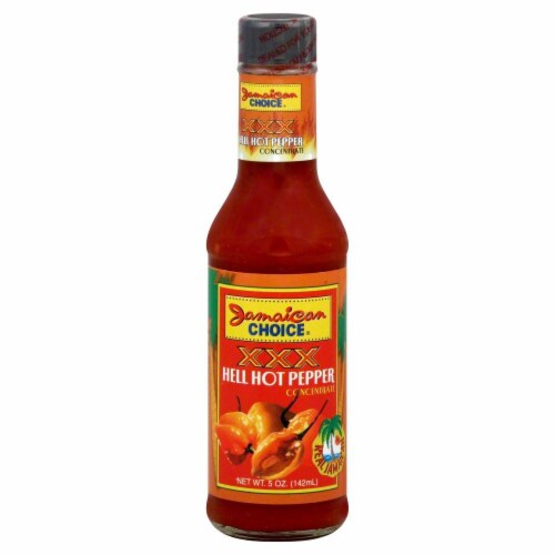 Jamaican Choice Hell Hot Pepper Perspective: front