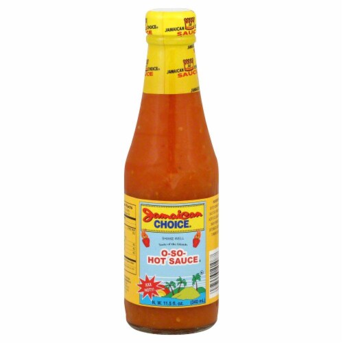 Jamaican Choice O-So-Hot Sauce Perspective: front