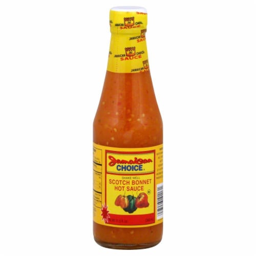 Jamaican Choice Scotch Bonnet Hot Sauce Perspective: front
