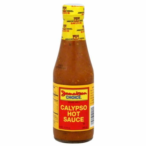 Jamaican Choice Calypso Hot Sauce Perspective: front
