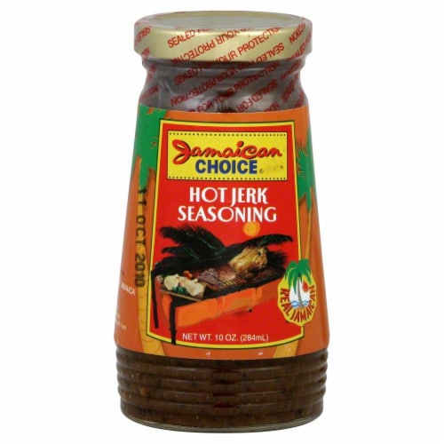 Jamican Choice Hot Jerk Seasoning Perspective: front