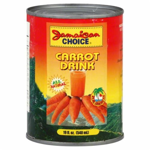 Jamaican Choice Carrot Drink Perspective: front