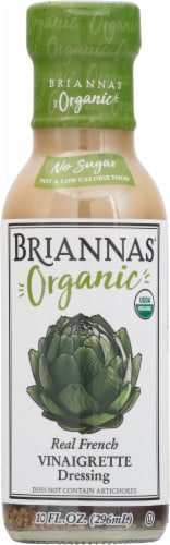 Brianna's Organic Real French Vinaigrette Dressing Perspective: front