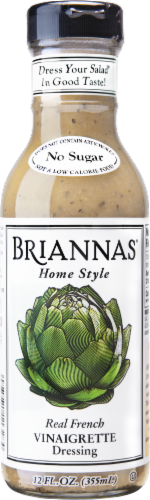 Brianna's Real French Vinaigrette Dressing Perspective: front