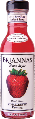 Brianna's Blush Wine Vinaigrette Dressing Perspective: front