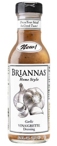 Briannas® Home Style Garlic Vinaigrette Dressing Perspective: front
