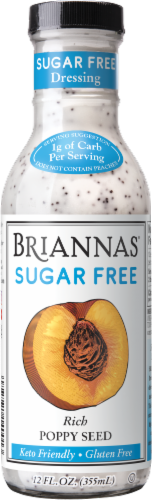 Brianna's® Sugar Free Poppy Seed Dressing Perspective: front
