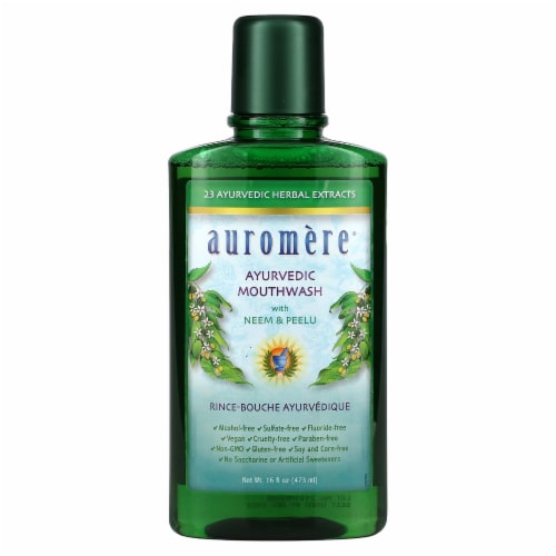 Auromere Ayurvedic Mouthwash Perspective: front