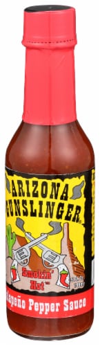Arizona Gunslinger Jalapeno Pepper Sauce Perspective: front