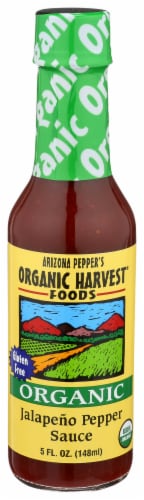 Organic Harvest Jalapeno Pepper Sauce Perspective: front