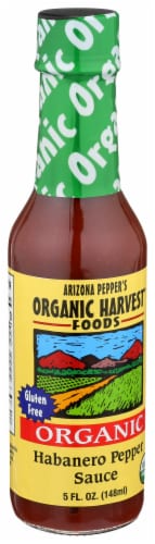 Organic Harvest Habanero Pepper Sauce Perspective: front