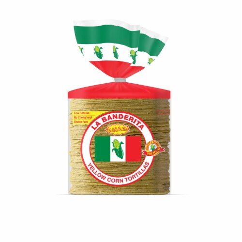 La Banderita Yellow Corn Tortillas Perspective: front