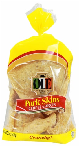 Ole Mexican Foods Chicharron Pork Skins Perspective: front