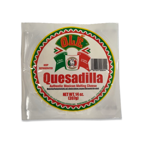 Ole Mexican Quesadilla Cheese Perspective: front