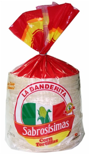 La Banderita Corn Tortillas Perspective: front