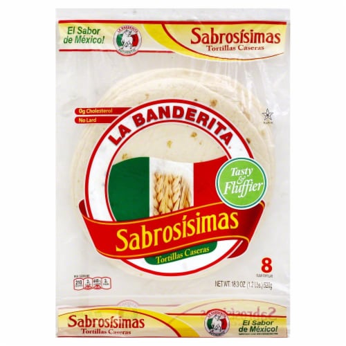 La Banderita Sabrosisimas Tortilla Perspective: front