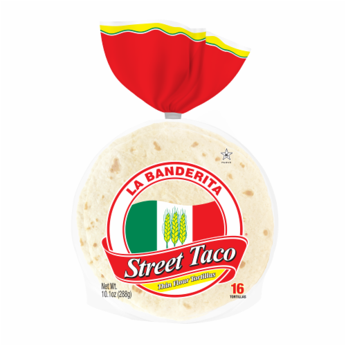 La Banderita Street Taco Thin Flour Tortillas, 16 ct / 10.1 oz Fry’s Food Stores