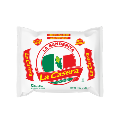 La Banderita La Casera® Corn Tortillas Perspective: front
