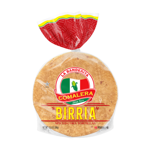 LB Banderita Birria Spiced Pressed Corn Tortillas Perspective: front