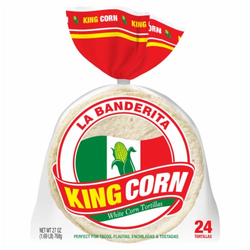 La Banderita King Corn Tortillas Perspective: front