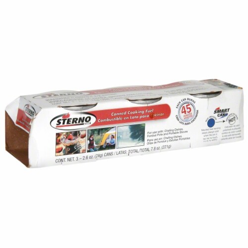 Sterno® Outdoor Cooking Fuel - 3 pack Perspective: front