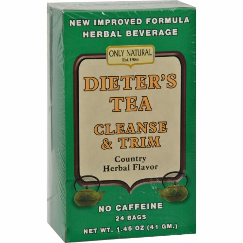 Only Natural Dieter's Tea Cleanse and Trim Country Herbal - 24 Tea Bags Perspective: front