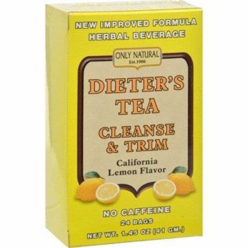 Only Natural Cleansing Diet Tea - Lemon - 24 Bags Perspective: front