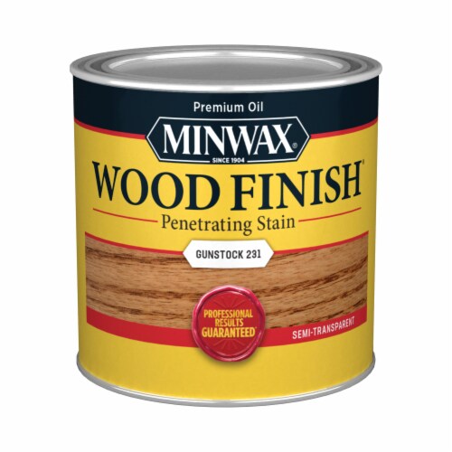 Minwax® Wood Finish® Gunstock 231 Penetrating Stain Perspective: front