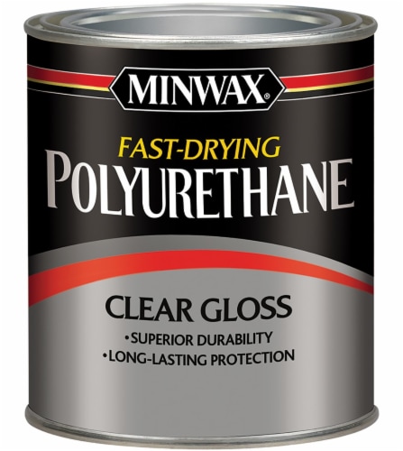 Minwax Polyurethane Fast Drying Clear Gloss, 8 fl oz - Fred Meyer