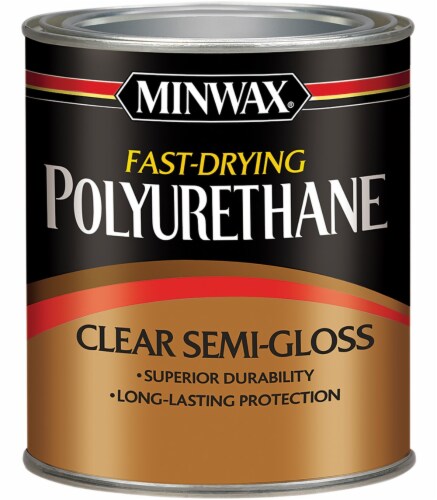 Minwax Polyurethane Semi-Gloss - Clear Perspective: front