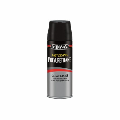 Minwax® Clear Gloss Fast Drying Polyurethane Perspective: front