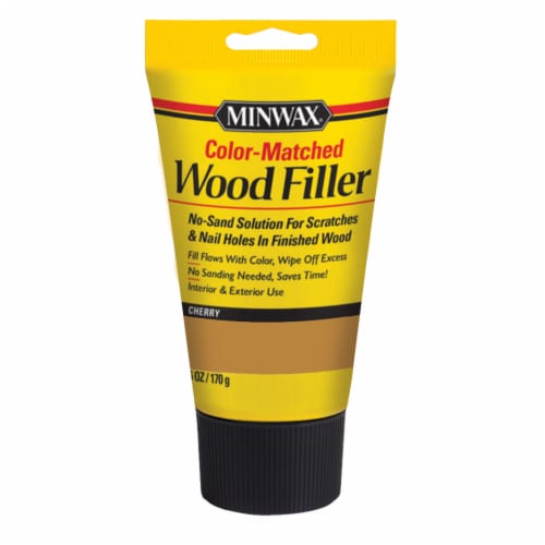 Minwax® Cherry Color-Matched Wood Filler Perspective: front