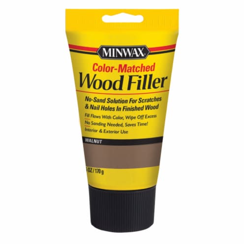 Minwax® Walnut Color-Matched Wood Filler Perspective: front