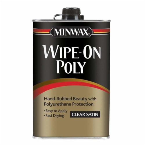Minwax® Wipe-On Poly - Clear Satin Perspective: front